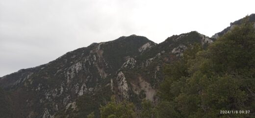 Monte Grammondo durante la salita 