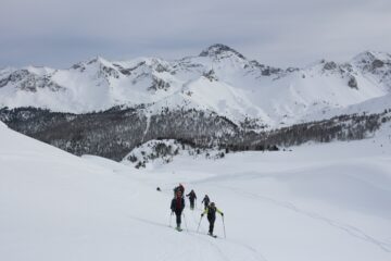 vallone di salita, alle spalle Arpelin e Pic de Rochebrune