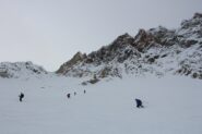 prima discesa con scarsa visibilità