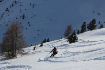 seconda discesa con buona visibilità