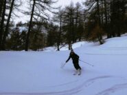 Chicca in slalom...