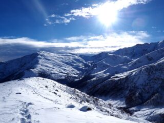 Panorama verso la Testa di Cervetto.