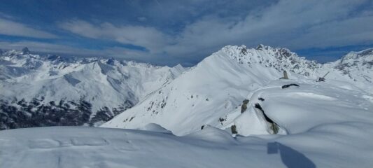 Dalle vetta verso Champillon