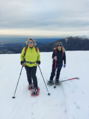 Partenza con le ciaspole