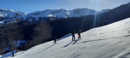 Dorsale est innevata