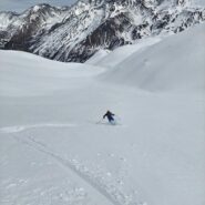 Bella neve sotto la conoide