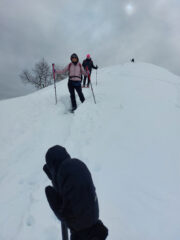 disciesa sulla dorsale del Bonom