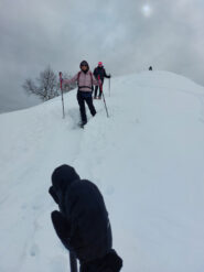 disciesa sulla dorsale del Bonom