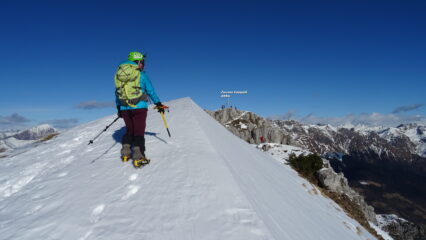 In cresta verso lo Zuccone.