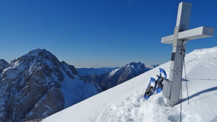Arrivo in vetta.
