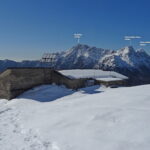 Dalla Baita Alta di Grem inizia la neve.