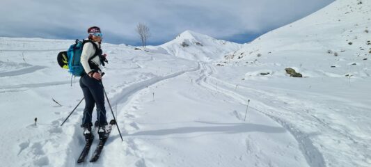 In salita, terminata la stradina