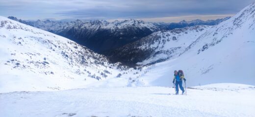 Verso valle