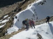 Appena usciti in cresta