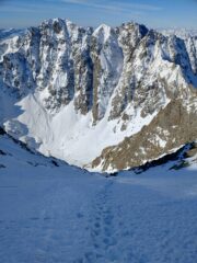 pendio sotto la vetta