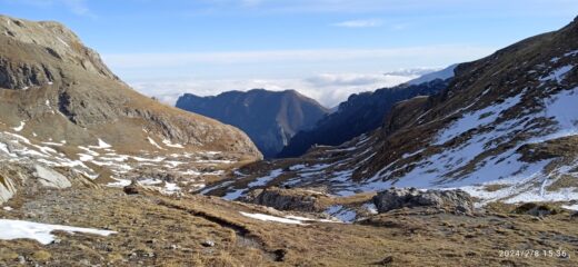 Discesa per il Passo delle Mastrelle 