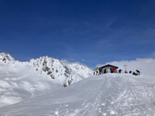 In vista del bivacco