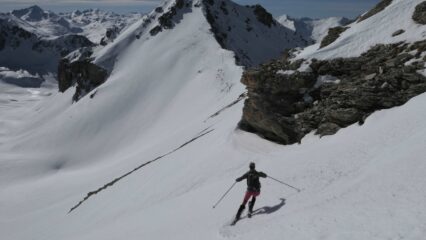 Discesa pendio Sud