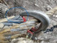 Attenzione ai trefoli in alcuni punti in cui si interrompe il cavo... rischio di pungersi.