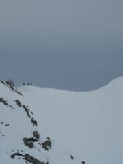 Un gruppetto diretto al Borel