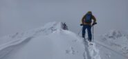 Arrivo in vetta