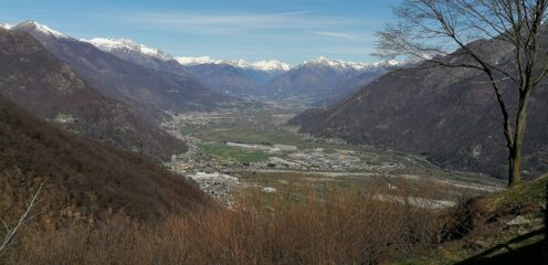 Panorama sulla valle