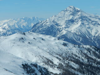 Monte Chaberton visto dal Monte Gran Costa