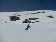 discesa su neve primaverile
