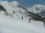 sullo sfondo la Cima Ciantiplagna e il Monte Francais Pelouxe