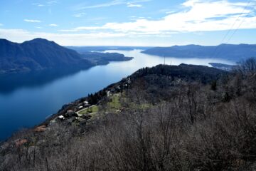Il Lago Maggiore dal Sasso Mezzano.