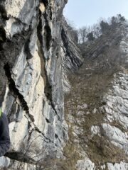 Canalone dal quale noi siamo scesi con tre doppie