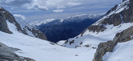 Discesa verso il Pian dell' Olio e Pian Rosso 
