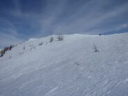 gli ampi pendii superiori