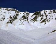Sotto la bastionata della Punta del Vallone del  Lupo 