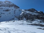 Pendii esposti a Nord che conducono al Colle du Laurier Noir 