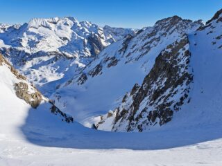 il canale visto dalla selletta