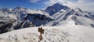 Dalla cima verso l'innevatissima Rognosa