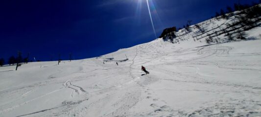 Piste che aiutano molto verso Sestriere