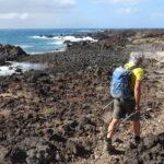 Tratto di costa vulcanica iniziale. 