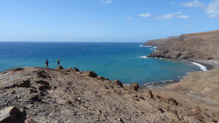 Panorama top sul primo tratto di salita.