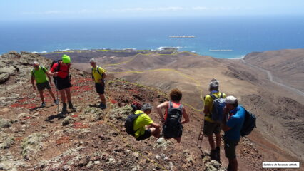 Parte del percorso visto dalla cima.
