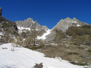 Il canalone dalla strada