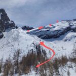 Percorso di salita dalle baite di Vermiana