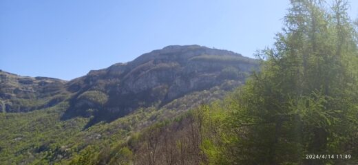 Il Monte della Guardia (m.1656) dal costone 