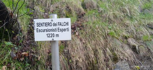 Inizio Sentiero dei Falchi 