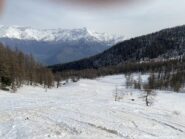 e guardando verso valle (piano al Valon)