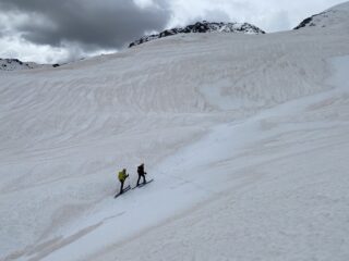 In vista della Punta Costabruna - ultimi pendii