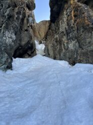 Primo tratto chiave, lasciati 2ch un po’ prima a destra