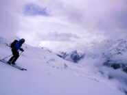 Partenza sul versante ovest