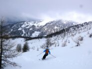 Discesa finale su Sestriere